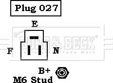 Borg & Beck BBA2774 - Ģenerators ps1.lv