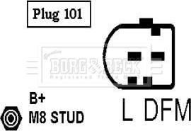 Borg & Beck BBA2158 - Ģenerators ps1.lv