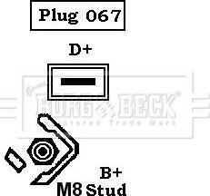 Borg & Beck BBA2878 - Ģenerators ps1.lv