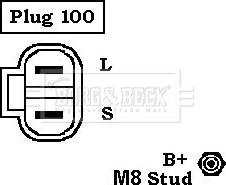 Borg & Beck BBA2297 - Ģenerators ps1.lv