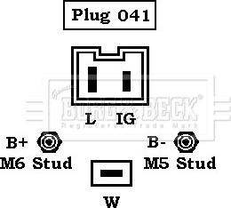 Borg & Beck BBA2773 - Ģenerators ps1.lv