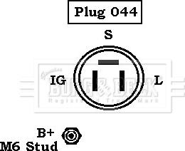 Borg & Beck BBA2763 - Ģenerators ps1.lv