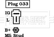 Borg & Beck BBA2066 - Ģenerators ps1.lv