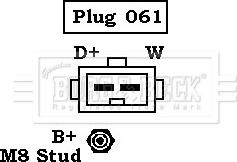 Borg & Beck BBA2663 - Ģenerators ps1.lv