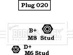 Borg & Beck BBA2794 - Ģenerators ps1.lv