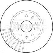 Blue Print ADK84334 - Bremžu diski ps1.lv