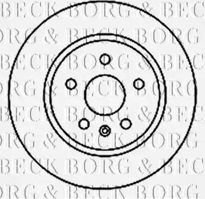 Borg & Beck BBD4766 - Bremžu diski ps1.lv