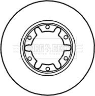 Borg & Beck BBD5907S - Bremžu diski ps1.lv