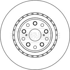 Blue Print ADT343287 - Bremžu diski ps1.lv