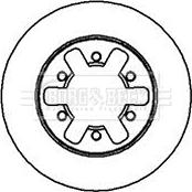 Borg & Beck BBD5012 - Bremžu diski ps1.lv