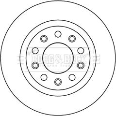 Borg & Beck BBD5194 - Bremžu diski ps1.lv