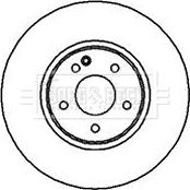 Borg & Beck BBD5122 - Bremžu diski ps1.lv