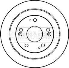 BETTAPARTS BD1856S - Bremžu diski ps1.lv