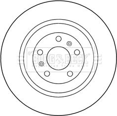 Borg & Beck BBD5274 - Bremžu diski ps1.lv