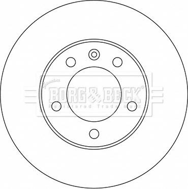 Borg & Beck BBD5722S - Bremžu diski ps1.lv