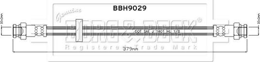 Borg & Beck BBH9029 - Bremžu šļūtene ps1.lv