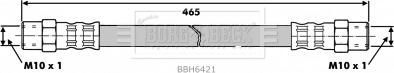 Borg & Beck BBH6421 - Bremžu šļūtene ps1.lv