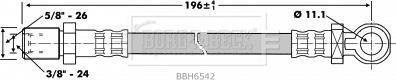 Borg & Beck BBH6542 - Sajūga šļūtene ps1.lv