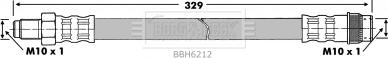 Borg & Beck BBH6212 - Bremžu šļūtene ps1.lv
