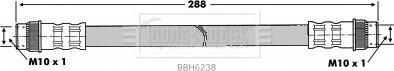 Borg & Beck BBH6238 - Bremžu šļūtene ps1.lv