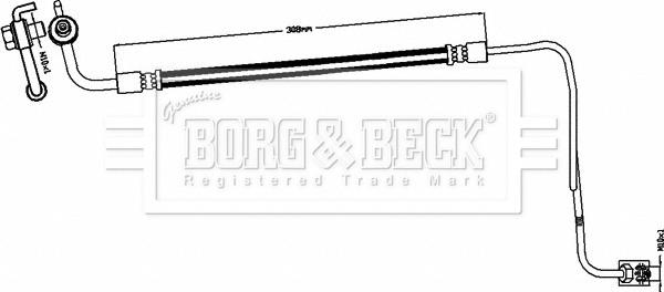 Borg & Beck BBH8497 - Bremžu šļūtene ps1.lv