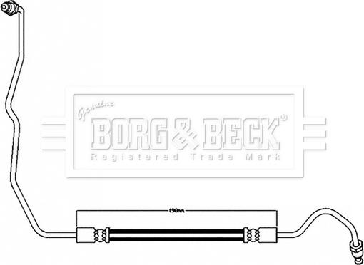 Borg & Beck BBH8596 - Bremžu šļūtene ps1.lv