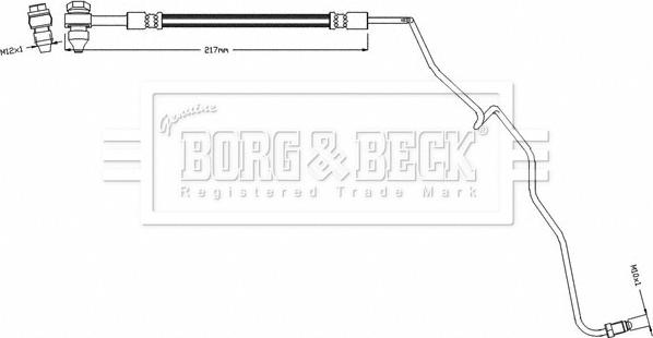 Borg & Beck BBH8503 - Bremžu šļūtene ps1.lv