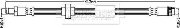 Borg & Beck BBH7134 - Bremžu šļūtene ps1.lv