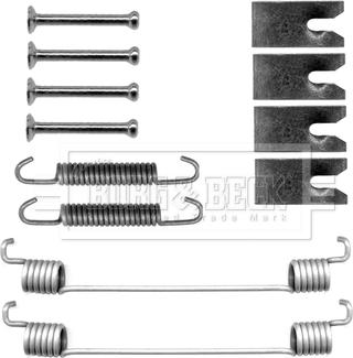 Borg & Beck BBK6174 - Piederumu komplekts, Bremžu loki ps1.lv