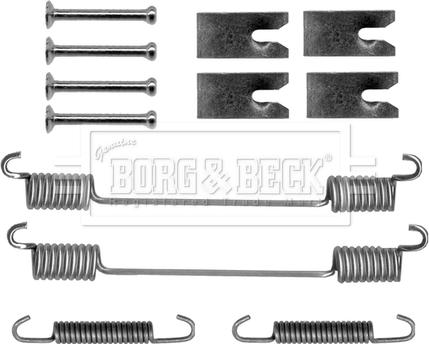 Borg & Beck BBK6176 - Piederumu komplekts, Bremžu loki ps1.lv