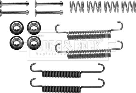 Borg & Beck BBK6320 - Piederumu komplekts, Stāvbremzes mehānisma bremžu loks ps1.lv