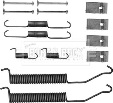 Borg & Beck BBK6298 - Piederumu komplekts, Bremžu loki ps1.lv