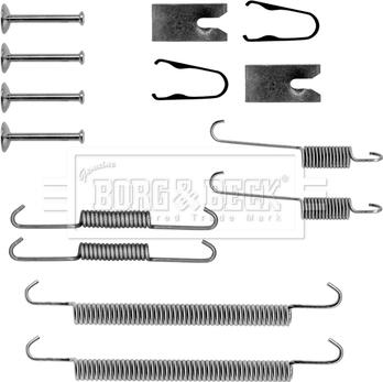 Borg & Beck BBK6252 - Piederumu komplekts, Bremžu loki ps1.lv