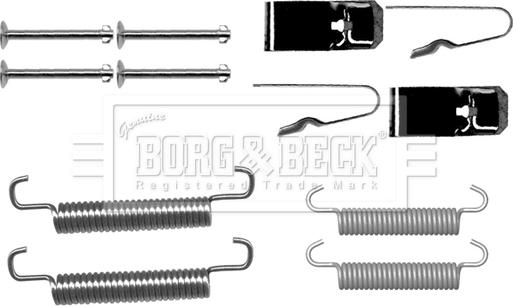 Borg & Beck BBK6213 - Piederumu komplekts, Stāvbremzes mehānisma bremžu loks ps1.lv