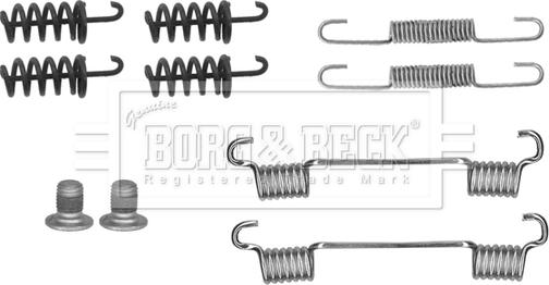 Borg & Beck BBK6284 - Piederumu komplekts, Stāvbremzes mehānisma bremžu loks ps1.lv