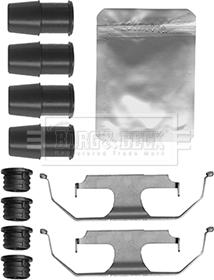 Borg & Beck BBK1593 - Piederumu komplekts, Disku bremžu uzlikas ps1.lv