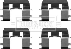 Borg & Beck BBK1533 - Piederumu komplekts, Disku bremžu uzlikas ps1.lv