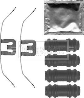 Borg & Beck BBK1525 - Piederumu komplekts, Disku bremžu uzlikas ps1.lv