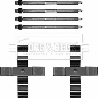 Borg & Beck BBK1652 - Piederumu komplekts, Disku bremžu uzlikas ps1.lv