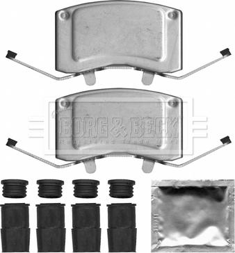 Borg & Beck BBK1669 - Piederumu komplekts, Disku bremžu uzlikas ps1.lv