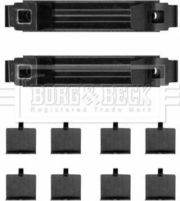 Borg & Beck BBK1663 - Piederumu komplekts, Disku bremžu uzlikas ps1.lv