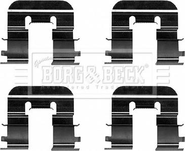 Borg & Beck BBK1626 - Piederumu komplekts, Disku bremžu uzlikas ps1.lv