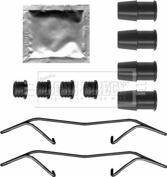 Borg & Beck BBK1676 - Piederumu komplekts, Disku bremžu uzlikas ps1.lv