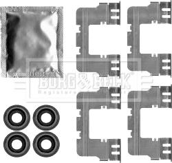 Borg & Beck BBK1396 - Piederumu komplekts, Disku bremžu uzlikas ps1.lv