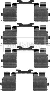 Borg & Beck BBK1302 - Piederumu komplekts, Disku bremžu uzlikas ps1.lv