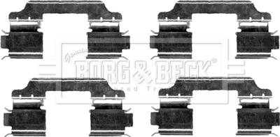 Borg & Beck BBK1240 - Piederumu komplekts, Disku bremžu uzlikas ps1.lv