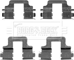 Borg & Beck BBK1224 - Piederumu komplekts, Disku bremžu uzlikas ps1.lv