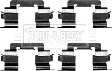 Borg & Beck BBK1275 - Piederumu komplekts, Disku bremžu uzlikas ps1.lv