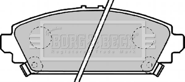 Borg & Beck BBP1995 - Bremžu uzliku kompl., Disku bremzes ps1.lv