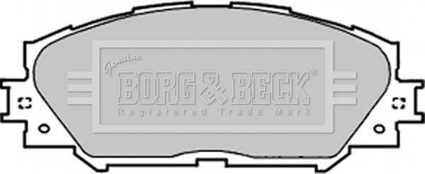 Borg & Beck BBP1991 - Bremžu uzliku kompl., Disku bremzes ps1.lv